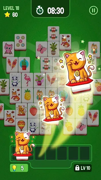 Mahjong Triple 3D -Tile Match (Маджонг Трипл 3Д) [МОД Unlocked] Screenshot 3