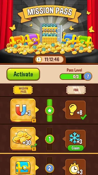 Tile Triple 3D (Тайл Трипл 3Д) [МОД Menu] Screenshot 5