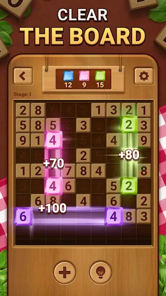 Woodber - Classic Number Game (Вудбер) [МОД Много монет] Screenshot 3