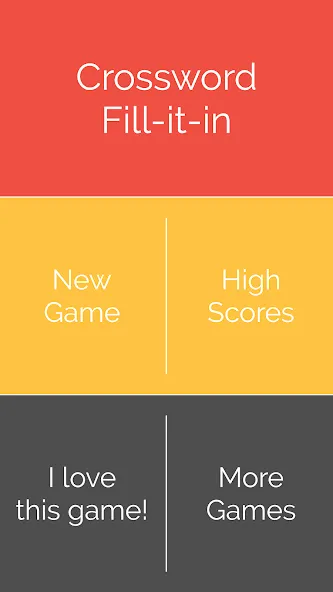Crossword : Word Fill [МОД Меню] Screenshot 1
