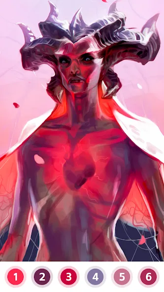 Angel & Devil Paint by Number [МОД Много денег] Screenshot 3