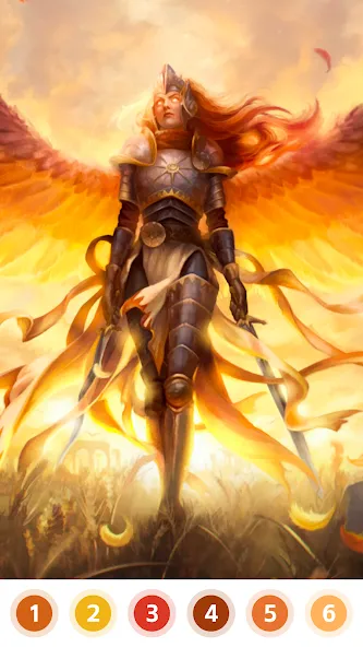 Angel & Devil Paint by Number [МОД Много денег] Screenshot 5