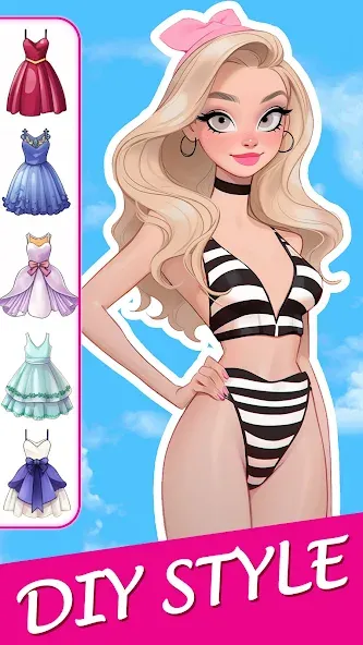 Doll Makeover: dress up games (Долл Мейковер) [МОД Menu] Screenshot 3
