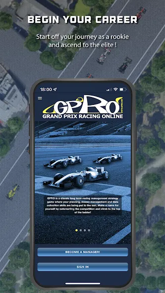 GPRO - Classic racing manager (ГПРО) [МОД Меню] Screenshot 1