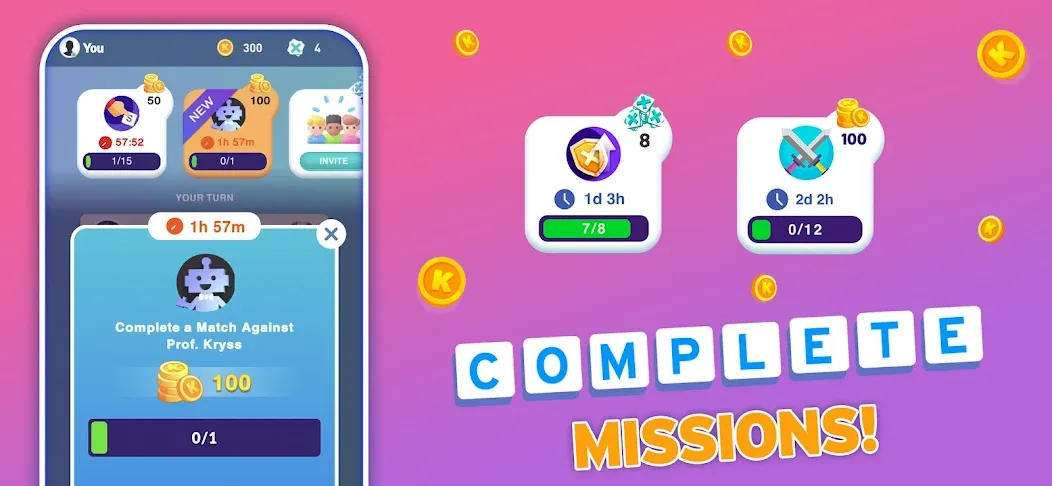 Kryss - The Battle of Words [МОД Много денег] Screenshot 4