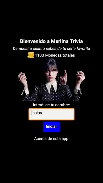 Merlina Trivia en Español [МОД Бесконечные монеты] Screenshot 1
