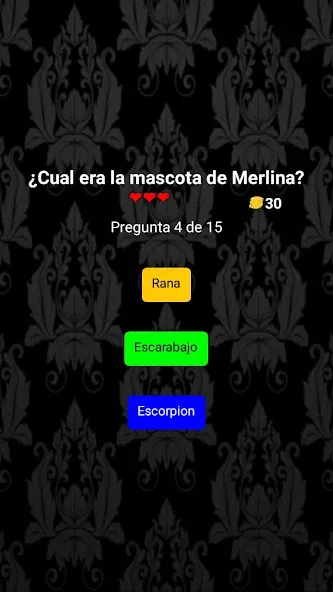 Merlina Trivia en Español [МОД Бесконечные монеты] Screenshot 2