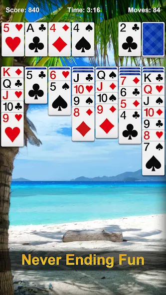 Solitaire - Classic Card Games [МОД Бесконечные деньги] Screenshot 4