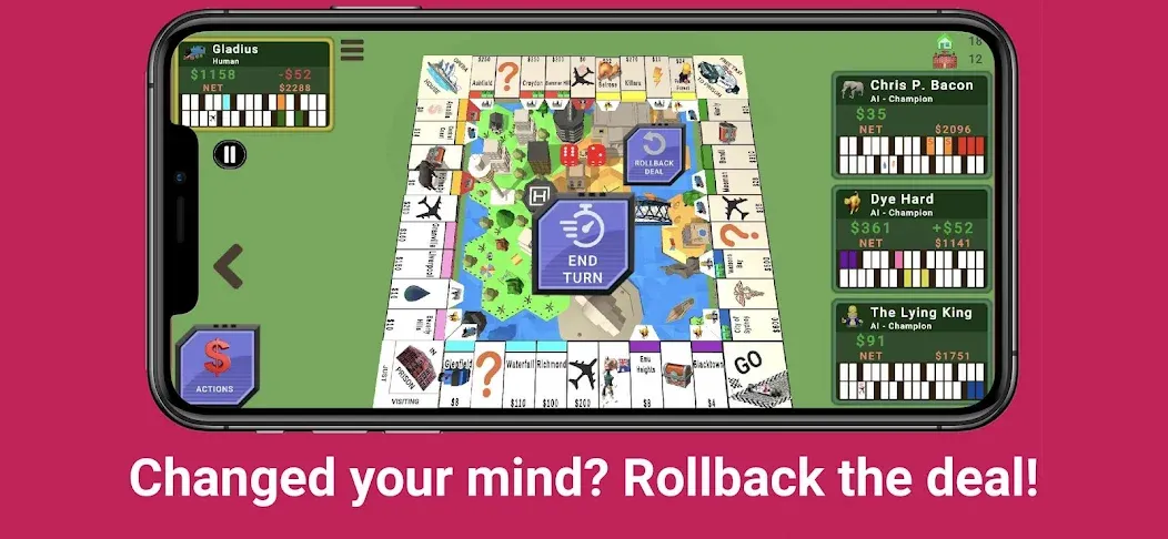 Quadropoly - Monopolist Tycoon [МОД Много денег] Screenshot 4