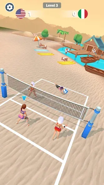 Beach Volleyball Game (Бичволлейбол игра) [МОД Mega Pack] Screenshot 5