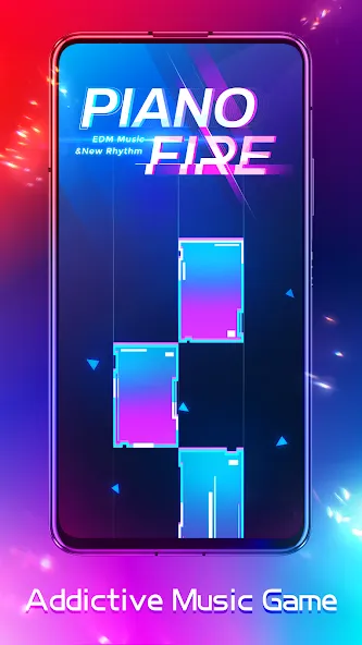 Piano Fire: Edm Music & Piano (Пиано Файр) [МОД Все открыто] Screenshot 1