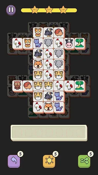 Match 3 Animal - Zen Puzzle (Матч 3 Животное) [МОД Много денег] Screenshot 3