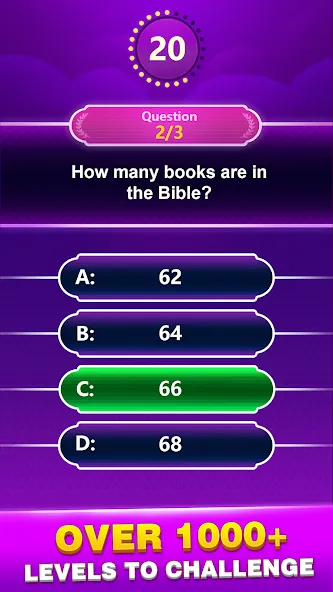 Bible Trivia - Word Quiz Game (Библейская викторина) [МОД Бесконечные монеты] Screenshot 2