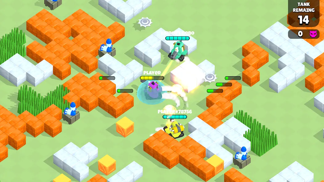 Super Tank Hero (Танковые сражения ) [МОД Бесконечные монеты] Screenshot 1