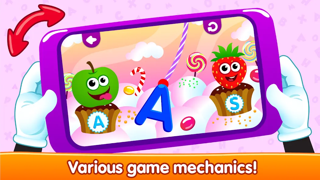 ABC kids! Alphabet learning! [МОД Mega Pack] Screenshot 5