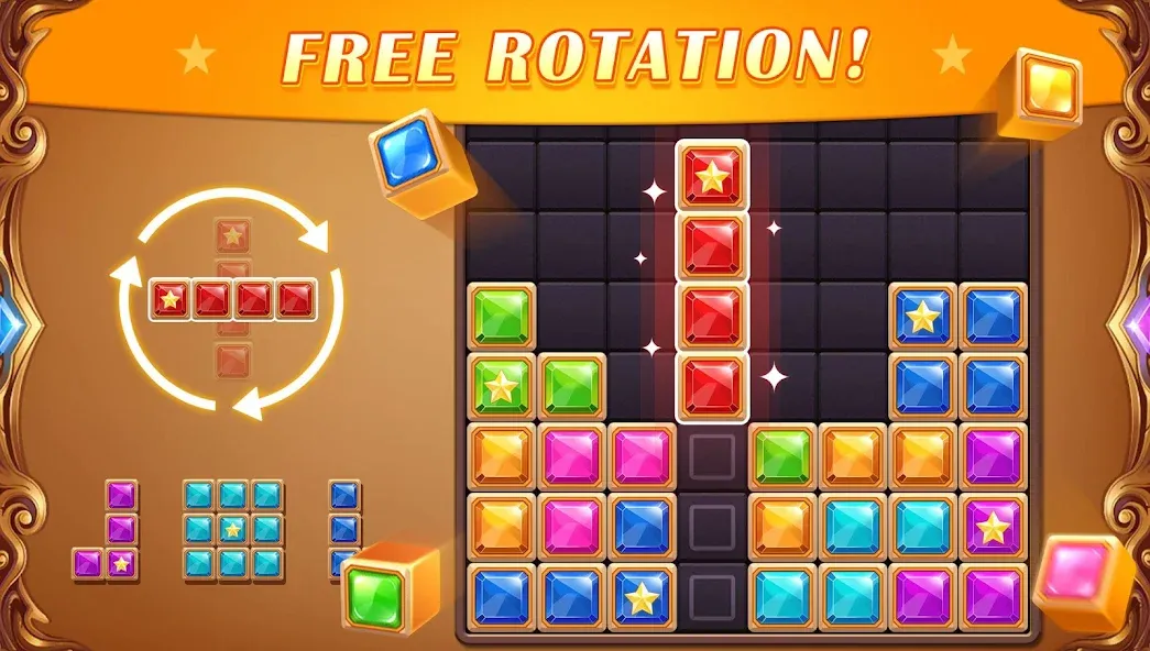 Block Puzzle: Diamond Star [МОД Unlimited Money] Screenshot 2