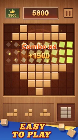 Wood Block 99 - Sudoku Puzzle (Вуд Блок 99) [МОД Все открыто] Screenshot 3