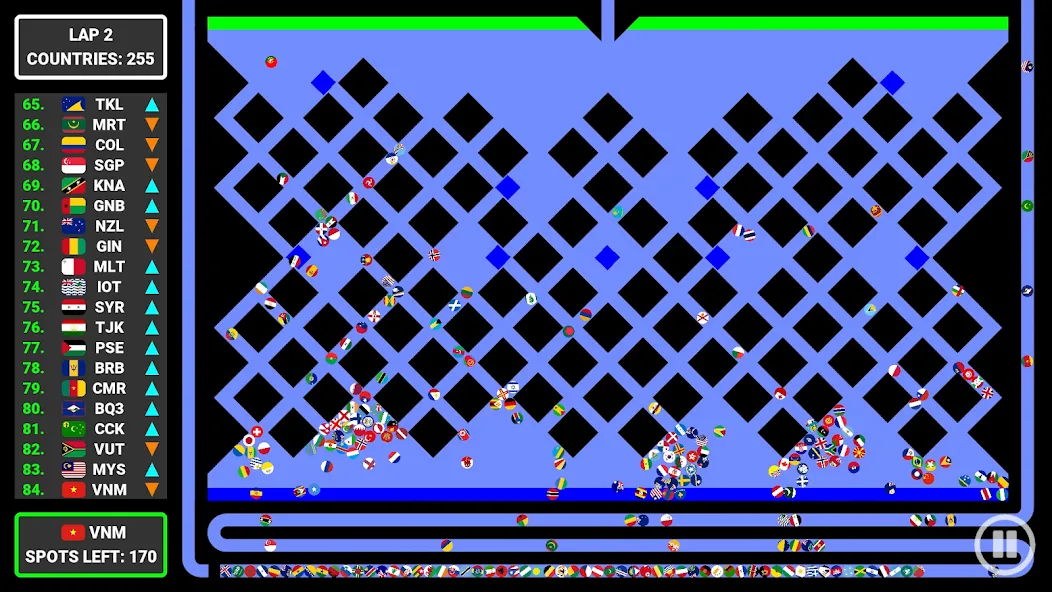 World Marble Race (Ворлд Марбл Рейс) [МОД Бесконечные монеты] Screenshot 2