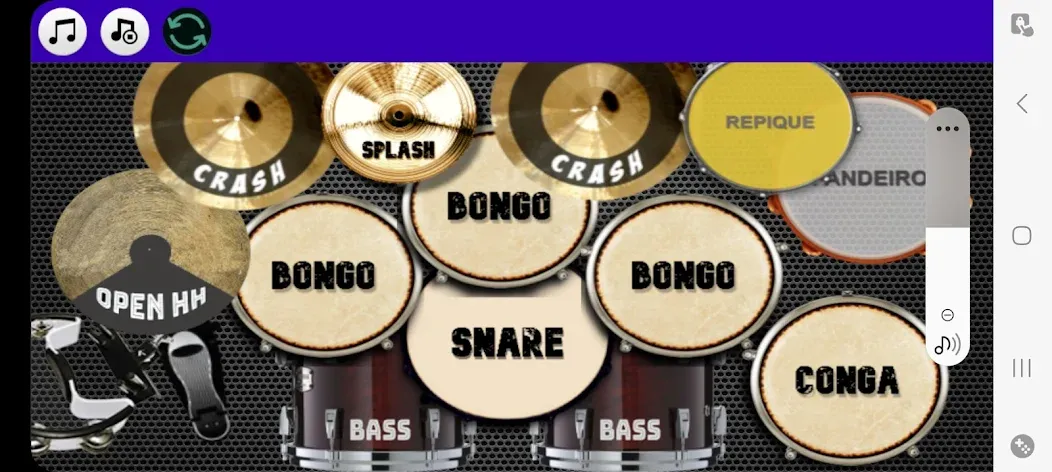 Drum Studio: Bateria Virtual (Драм студио) [МОД Много денег] Screenshot 3