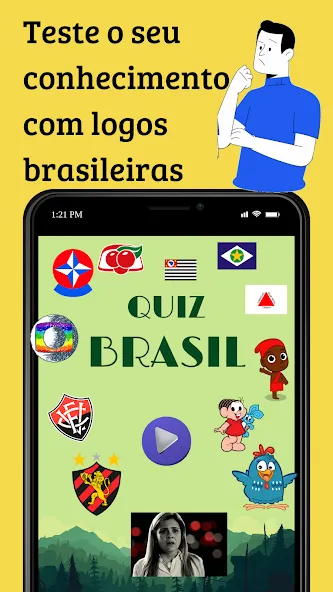 Quiz Brasil (Квиз Бразилия) [МОД Много денег] Screenshot 1
