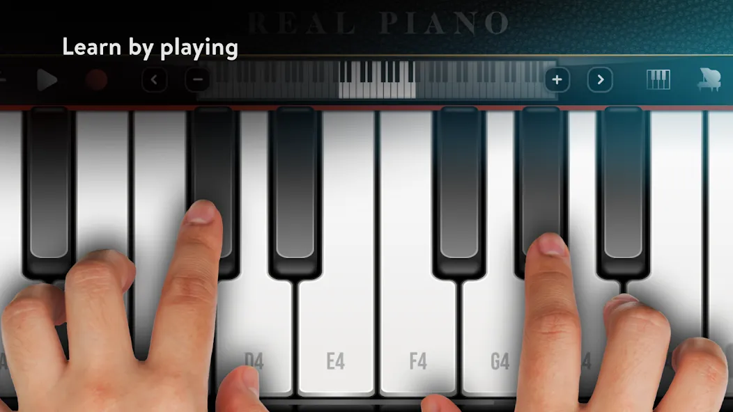 Real Piano electronic keyboard (Риал Пиано) [МОД Бесконечные деньги] Screenshot 1