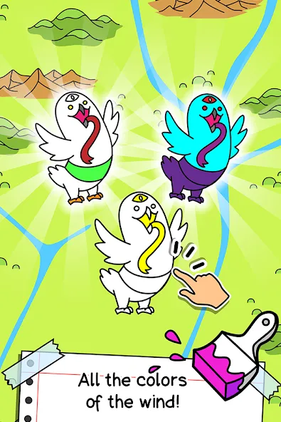 Birds Evolution: Merge Game (Брдс Эволюшн) [МОД Много денег] Screenshot 3