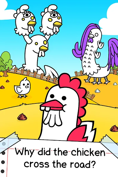 Chicken Evolution: Idle Game (Чикен Эволюшн) [МОД Много денег] Screenshot 1