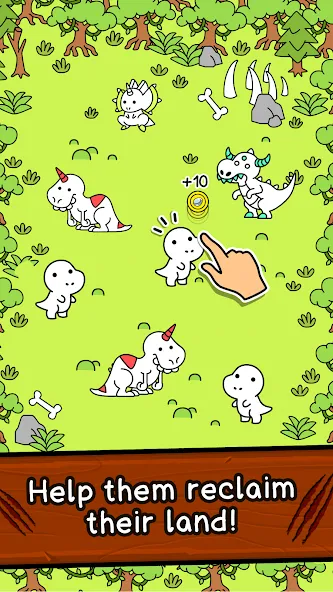 Dino Evolution: Dinosaur Game (Дино Эволюшн) [МОД Unlocked] Screenshot 2
