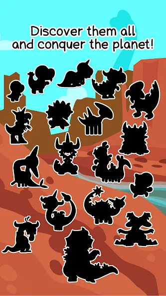 Dino Evolution: Dinosaur Game (Дино Эволюшн) [МОД Unlocked] Screenshot 4