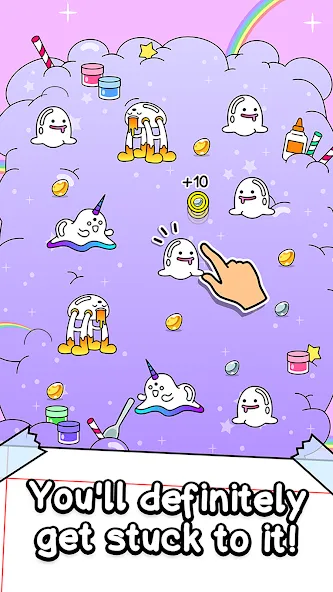 Slime Evolution: Merge ASMR (Слайм Эволюция) [МОД Много монет] Screenshot 2