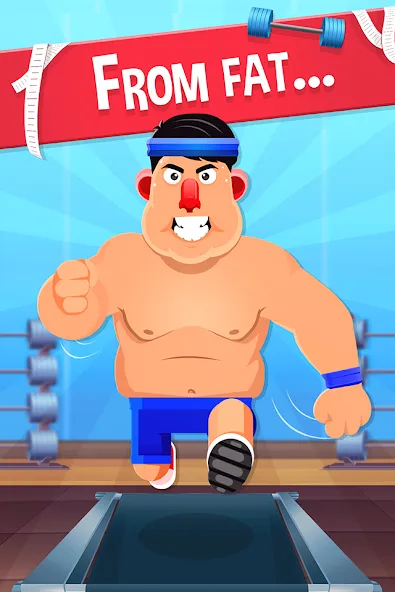 Fat No More: Sports Gym Game! (Фэт Но Море) [МОД Unlimited Money] Screenshot 1