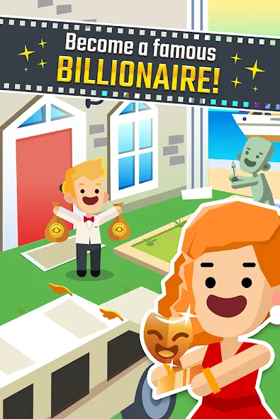 Hollywood Billionaire: Be Rich (Холливудский миллиардер) [МОД Бесконечные деньги] Screenshot 2