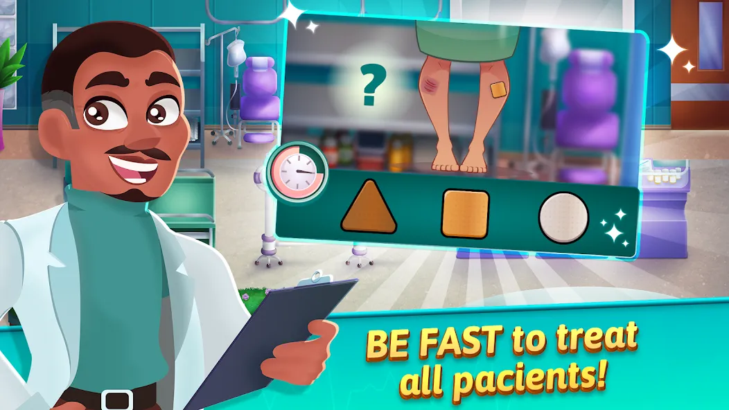 Medicine Dash: Hospital Game (Медицинский Дэш) [МОД Меню] Screenshot 2