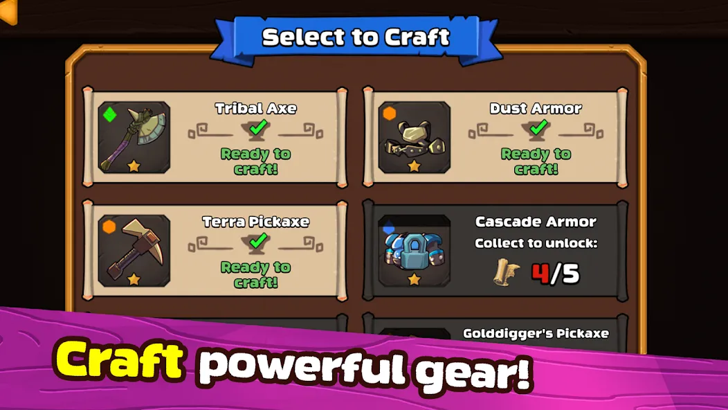 Mine Quest 2: RPG Mining Game (Мине Квест 2) [МОД Меню] Screenshot 5