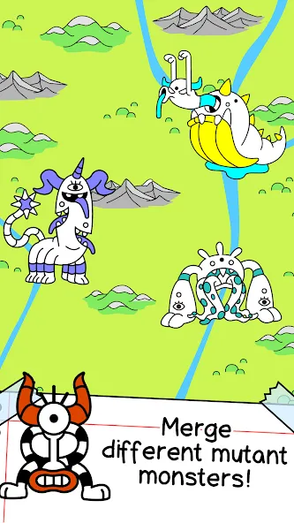 Monster Evolution: Merge Game (Монстер Эволюшн) [МОД Много денег] Screenshot 3