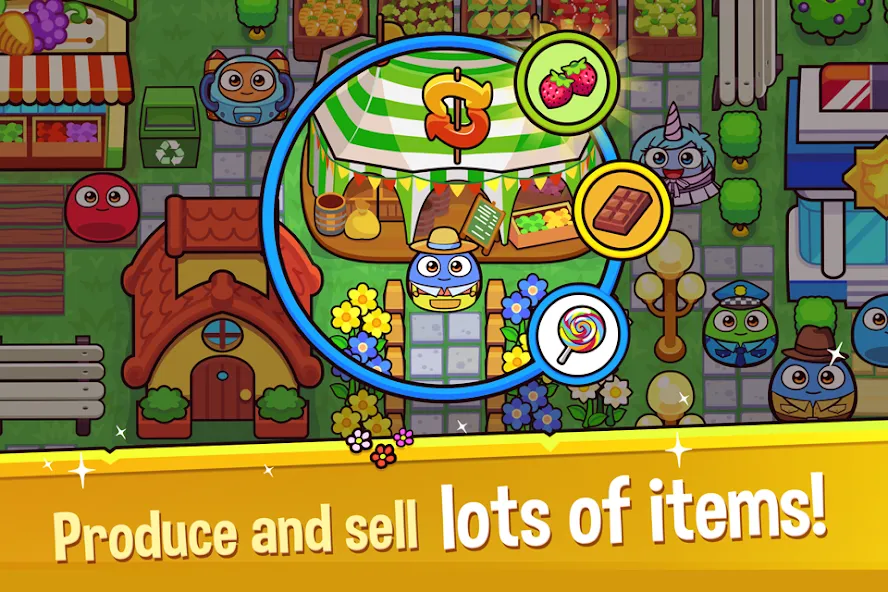 My Boo Town: City Builder Game (Май Бу Таун) [МОД Бесконечные монеты] Screenshot 5