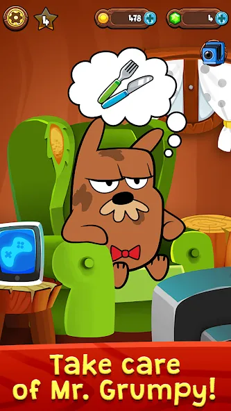 My Grumpy: Funny Virtual Pet (Май Грампи) [МОД Все открыто] Screenshot 1