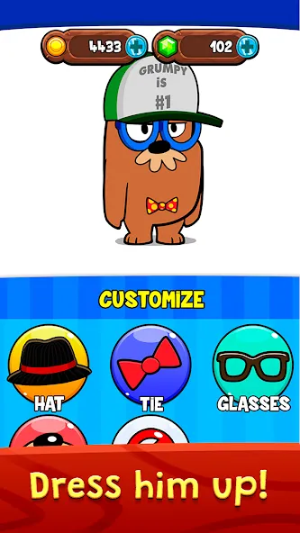 My Grumpy: Funny Virtual Pet (Май Грампи) [МОД Все открыто] Screenshot 3