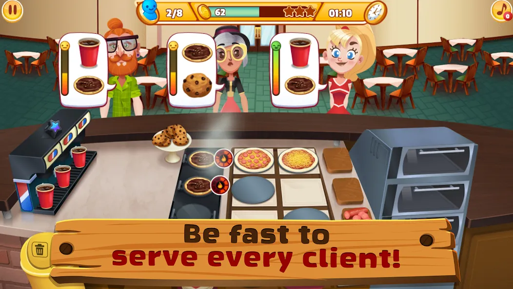 My Pizza Shop 2: Food Games (Мой Пиццерия 2) [МОД Mega Pack] Screenshot 5