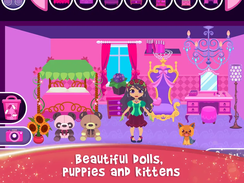 My Princess Castle: Doll Game (Мой Принцессин Замок) [МОД Бесконечные деньги] Screenshot 4