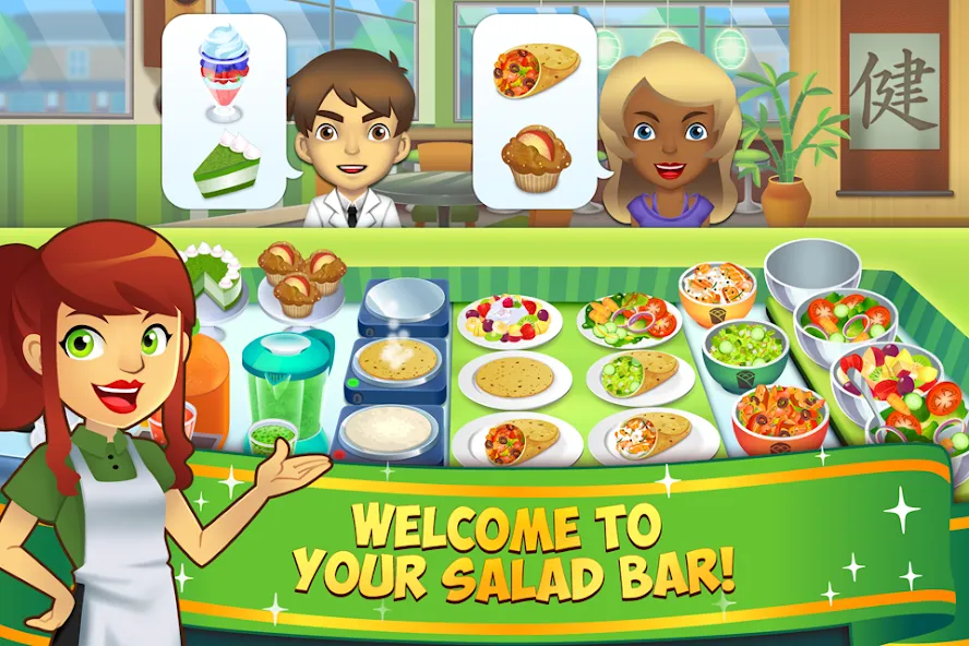 My Salad Bar: Veggie Food Game (Мой салатбар) [МОД Все открыто] Screenshot 1
