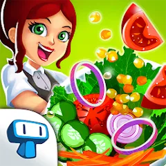 Скачать взломанную My Salad Bar: Veggie Food Game (Мой салатбар)  [МОД Все открыто]