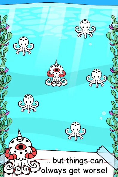 Octopus Evolution: Idle Game (Октопус Эволюция) [МОД Бесконечные монеты] Screenshot 2