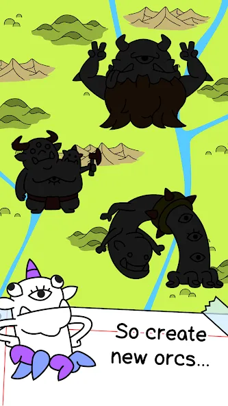 Orc Evolution: Create Monsters (Орк Эволюшн) [МОД Menu] Screenshot 3