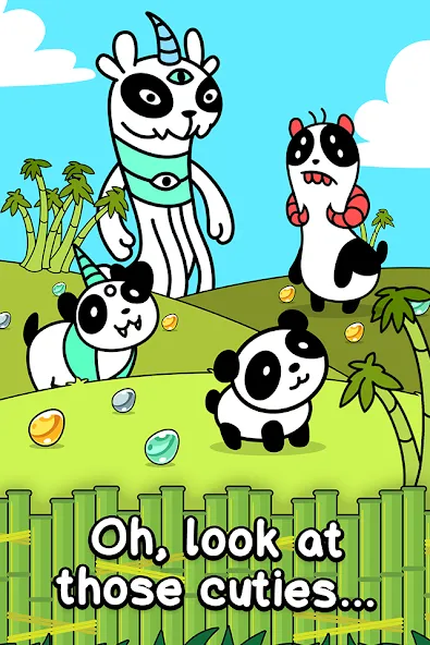 Panda Evolution: Idle Clicker (Панда Эволюция) [МОД Много монет] Screenshot 1
