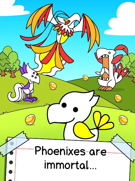 Phoenix Evolution: Idle Merge (Финикс Эволюция) [МОД Меню] Screenshot 5