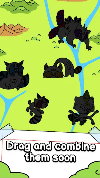 Raccoon Evolution: Idle Mutant (Раккун Эволюция) [МОД Много денег] Screenshot 3