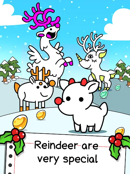Reindeer Evolution: Idle Game (Рейндир Эволюция) [МОД Menu] Screenshot 5