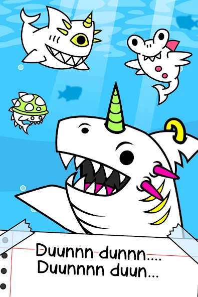 Shark Evolution: Idle Game (Шарк Эволюшн) [МОД Много денег] Screenshot 1