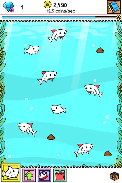 Shark Evolution: Idle Game (Шарк Эволюшн) [МОД Много денег] Screenshot 5